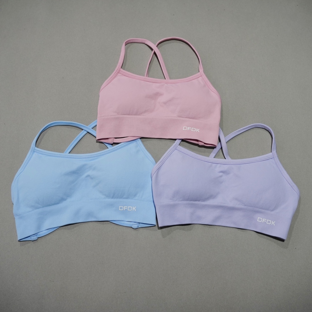 DFDK Sexy Cross Back Yoga Bra  - Crossfit Training ulasan dan harga