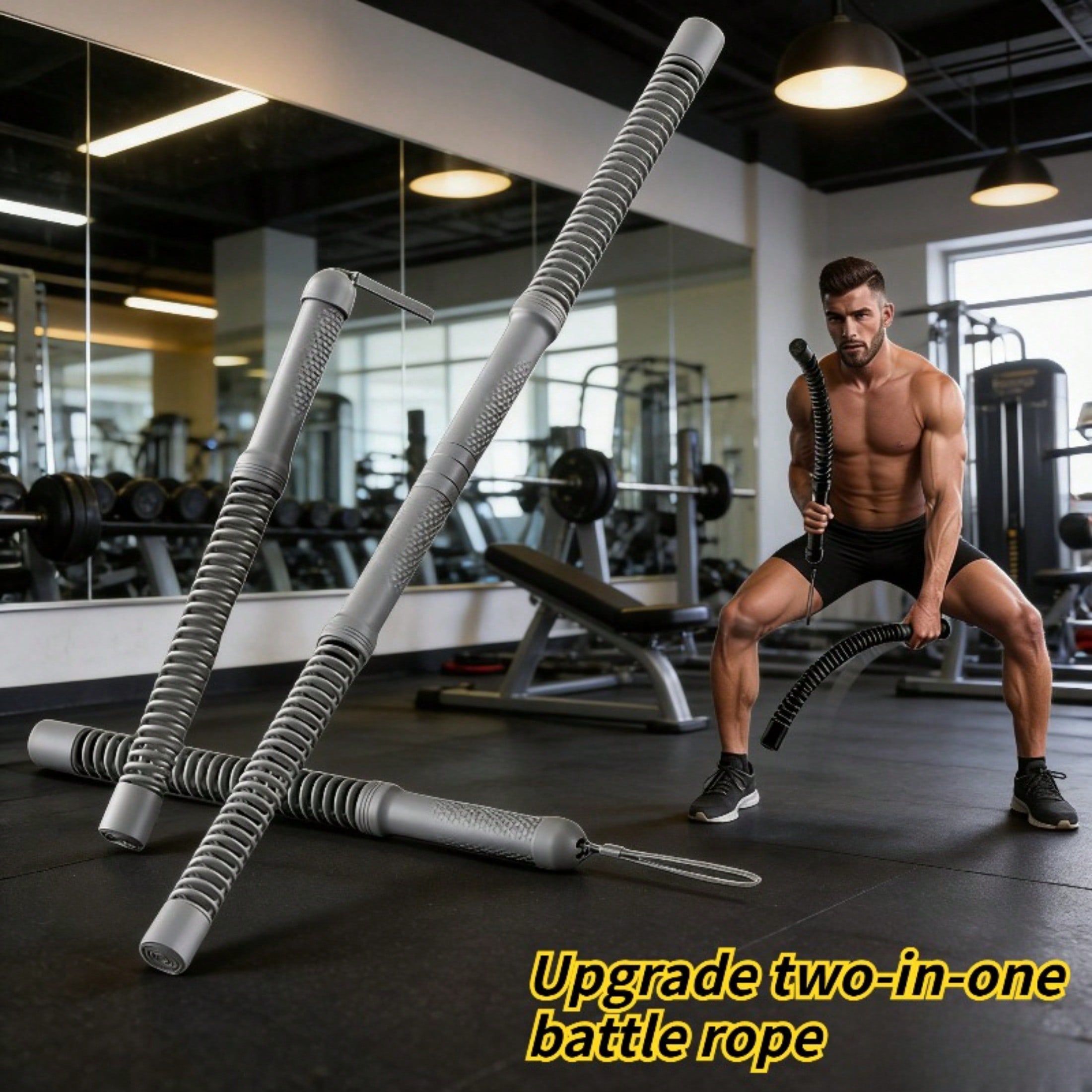 2-in-1 Upgraded Cordless Battl - Crossfit Training ulasan dan harga